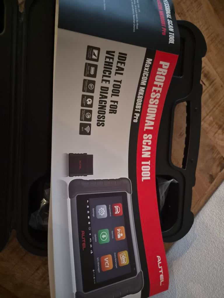 Autel  NIEUW MaxiCOM MK808BT  Pro Professionele Scan Tool, Ophalen of Verzenden, Nieuw