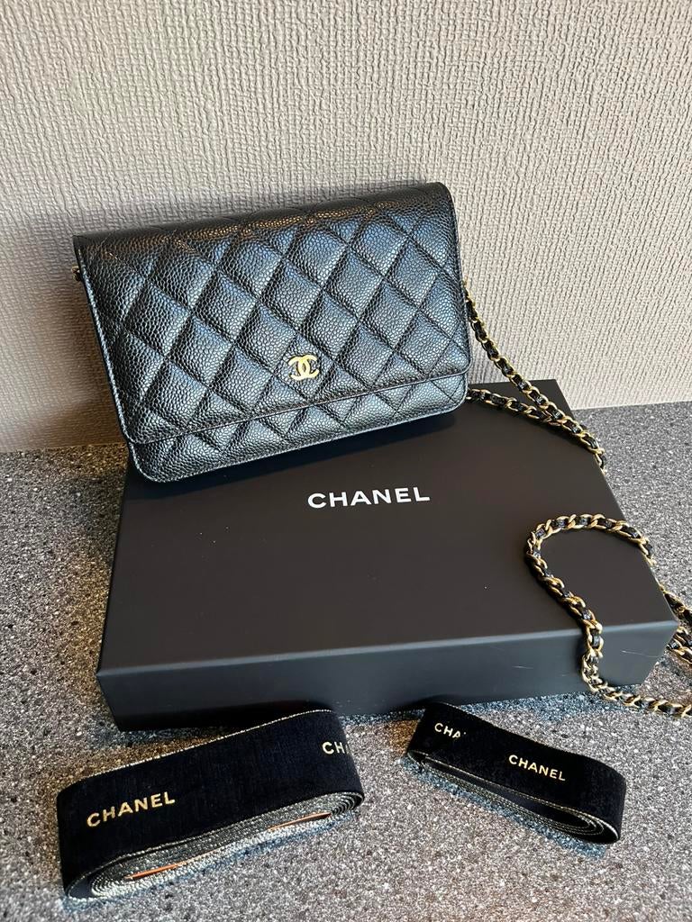 Chanel woc caviar, Ophalen of Verzenden, Zo goed als nieuw, Zwart, Handtas