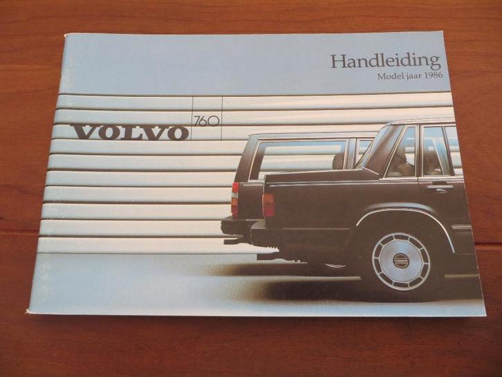 Instructieboek Volvo 760 sedan, 760 Stationcar 1985 -1986, Auto diversen, Handleidingen en Instructieboekjes, Ophalen of Verzenden