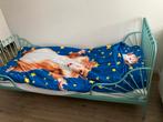 Meegroeibed Ikea Minnen Turquoise 80x200cm + meegroei matras, Gebruikt, 70 tot 85 cm, 180 cm of meer, Ophalen