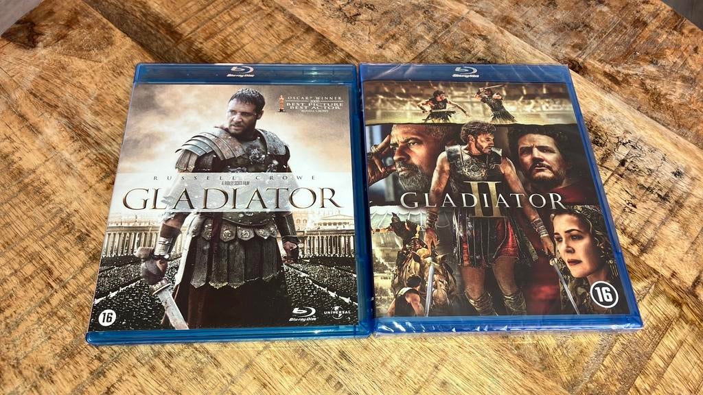 Gladiator 1 & 2 Blu-ray (Gladiator 2 nieuw in de seal), Cd's en Dvd's, Blu-ray, Ophalen of Verzenden, Zo goed als nieuw