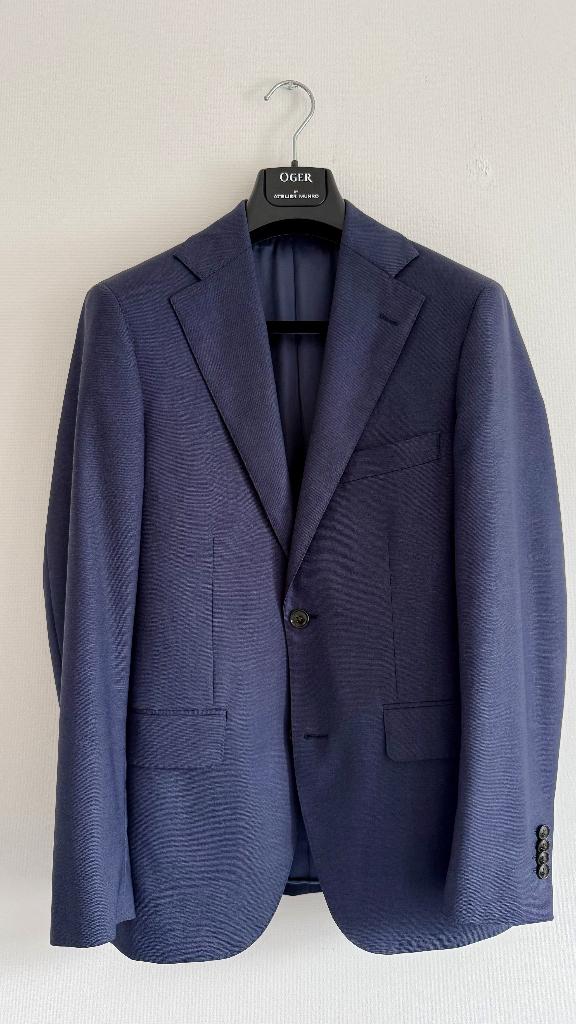 Donkerblauw (Navi blue) pak / kostuum Oger, Kleding | Heren, Blauw, Ophalen of Verzenden, Maat 46 (S) of kleiner, Oger