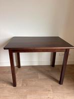 Donkerbruine eettafel, Huis en Inrichting, Tafels | Eettafels, Ophalen, Gebruikt, 100 tot 150 cm, 50 tot 100 cm