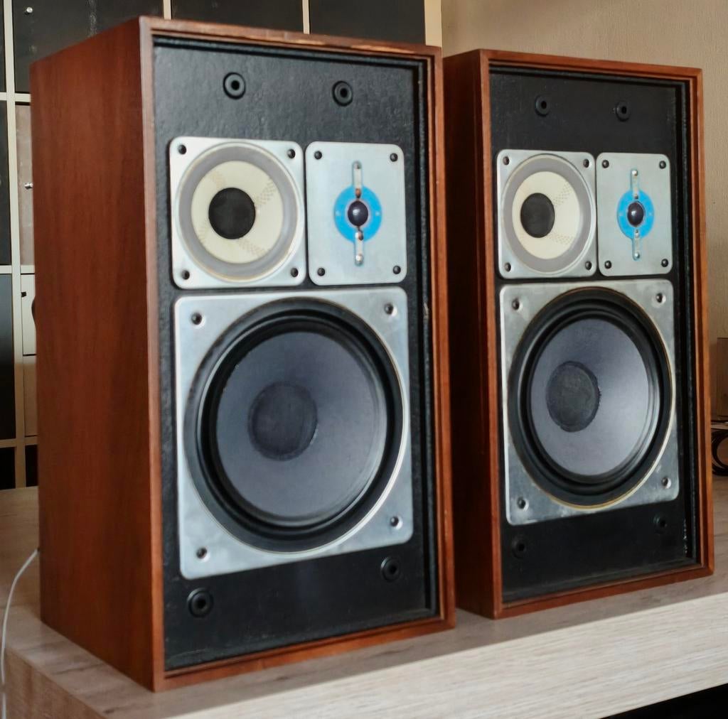 Wharfedale Linton XP2 – Klassieke Engelse vintage speakers, Audio, Tv en Foto, Luidsprekers, Ophalen, Front, Rear of Stereo speakers