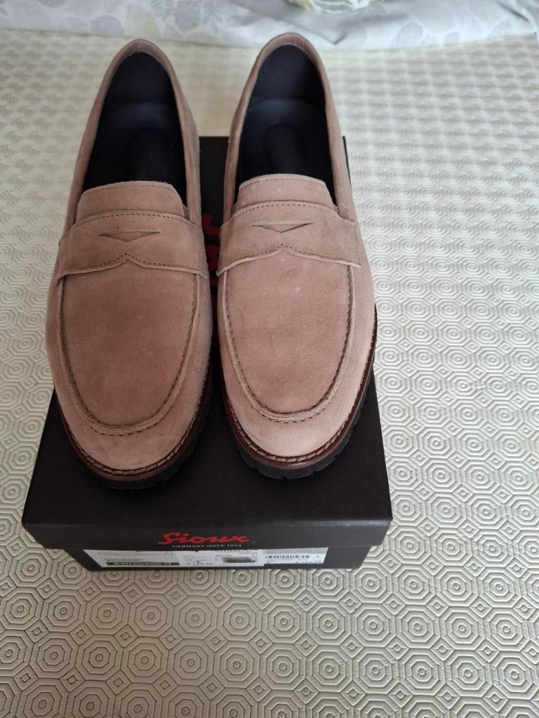 Sioux instappers beige maat 39, Sioux, Ophalen of Verzenden, Zo goed als nieuw, Instappers