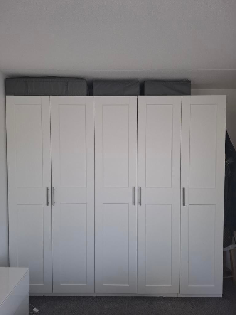 Witte pax kast ikea, Huis en Inrichting, Kasten | Kledingkasten, Ophalen of Verzenden, Zo goed als nieuw, 50 tot 75 cm, 200 cm of meer