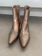 Roberto d’Angelo Goudkleurige enkellaarsjes mt 41, Overige kleuren, Lage of Enkellaarzen, Ophalen of Verzenden, Zo goed als nieuw