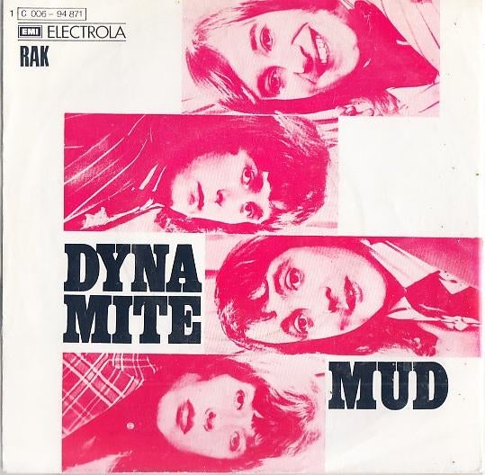 mud - dynamite  (1973) german, Cd's en Dvd's, Vinyl Singles, 7 inch, Single, Ophalen of Verzenden, Zo goed als nieuw