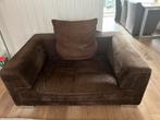 Loveseat bruine ribstof, Ophalen, Gebruikt, 100 tot 125 cm, 150 tot 200 cm