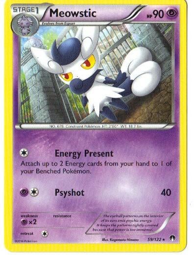 Breakpoint,  Meowstic [rare] 59/122, Verzenden, Nieuw, Losse kaart
