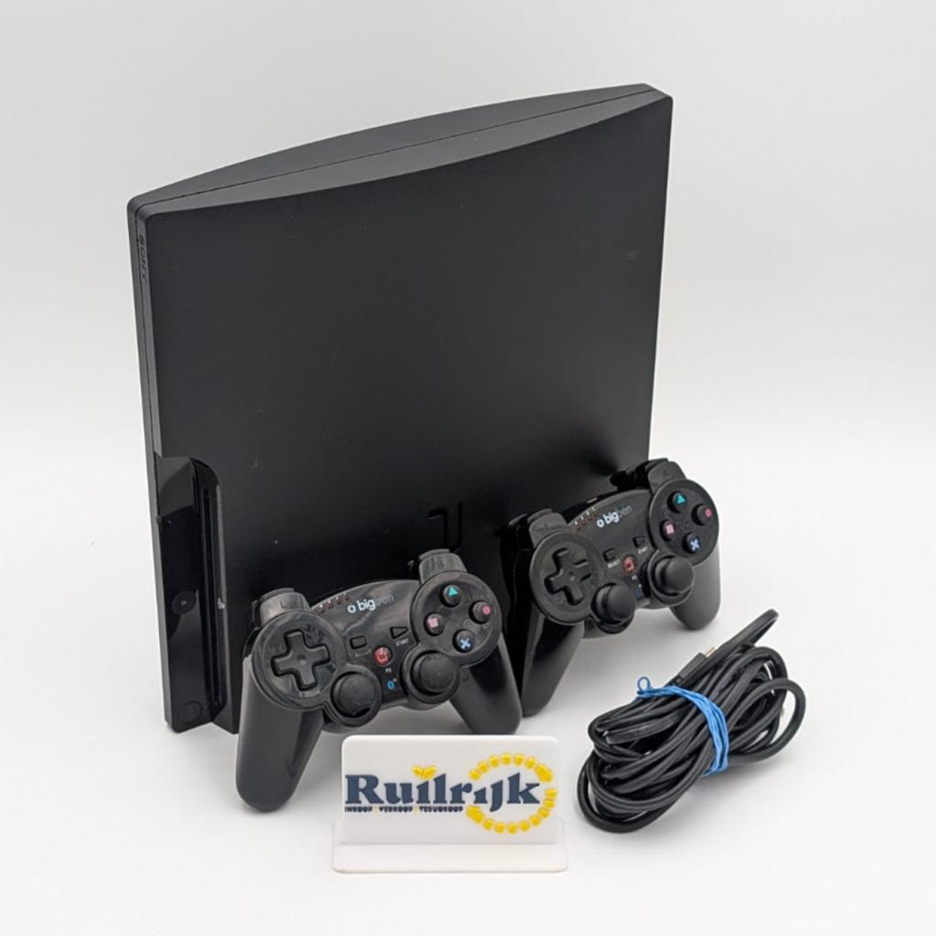 Sony Playstation 3 Slim 160Gb incl. 2 controllers + Garantie, Spelcomputers en Games, Spelcomputers | Sony PlayStation 3, Ruilrijk