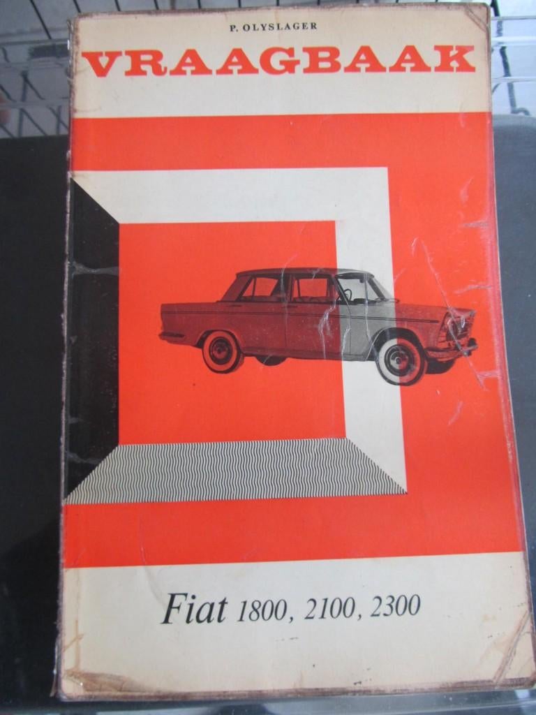 vraagbaak  FIAT  1800- 2100- 2300    1959 / 1966, Ophalen of Verzenden
