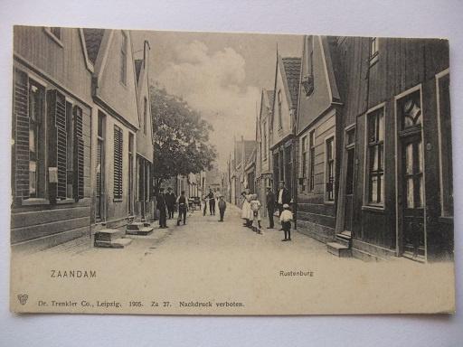 P214 Zaandam - Rustenburg - 1905, Verzamelen, Verzenden, Voor 1920, Ongelopen, Noord-Holland
