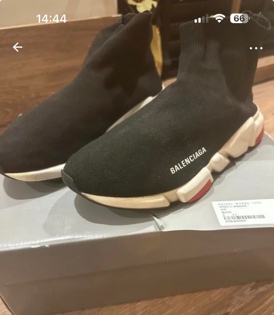 Balenciaga Speed Trainer - Maat 41, Kleding | Dames, Schoenen, Ophalen of Verzenden, Gedragen, Zwart, Sneakers of Gympen