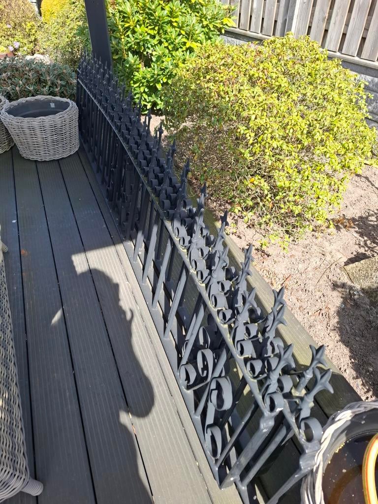 Ijzer sierhekwerk zwart, Ophalen, IJzer, Minder dan 3 meter, Minder dan 1 meter
