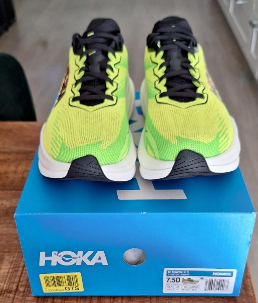 Hoka Mach X3 hardloopschoenen - Zgan - Maat 40  2/3, Overige merken, Hardloopschoenen, Ophalen of Verzenden, Zo goed als nieuw