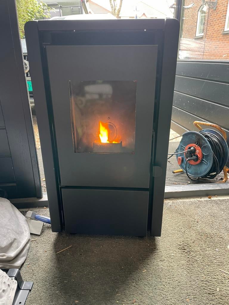 Eco7 pelletkachel 7kW, Huis en Inrichting, Ophalen, Overige brandstoffen, Zo goed als nieuw, Pelletkachel