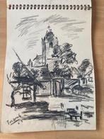 tekening, Antiek en Kunst, Ophalen of Verzenden