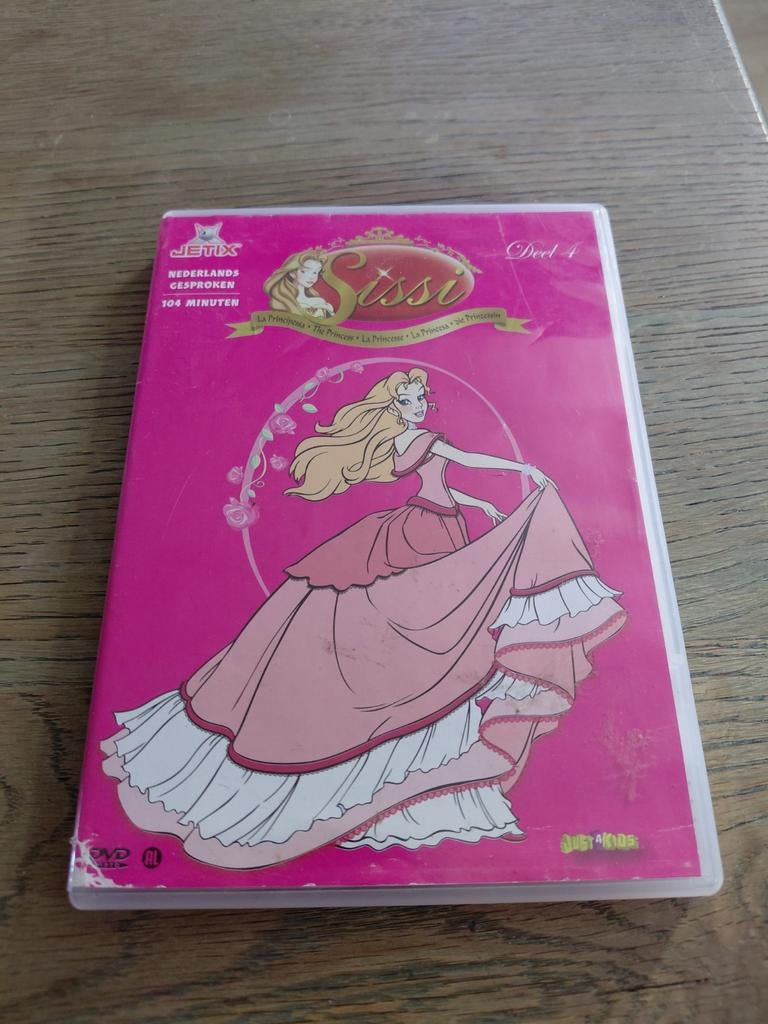 Princes Sissi deel 4 dvd. Jetix Fox Kids., Europees, Gebruikt, Tekenfilm, Alle leeftijden