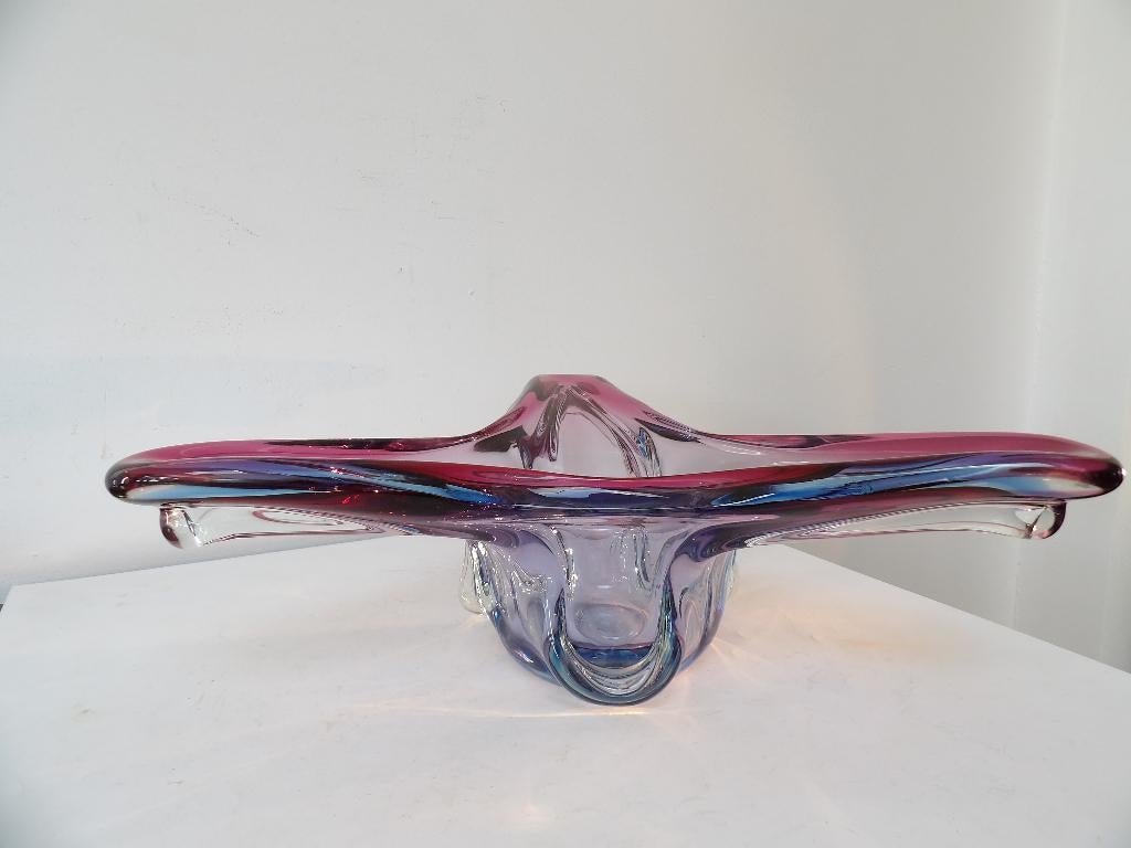 Frantisek Zemek Sixties Design Schaal, Mstisov, Antiek en Kunst, Antiek | Glas en Kristal, Ophalen of Verzenden