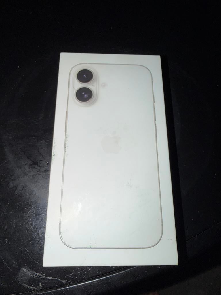 Leeg doosje iPhone 16 wit, Ophalen, Zo goed als nieuw, Wit