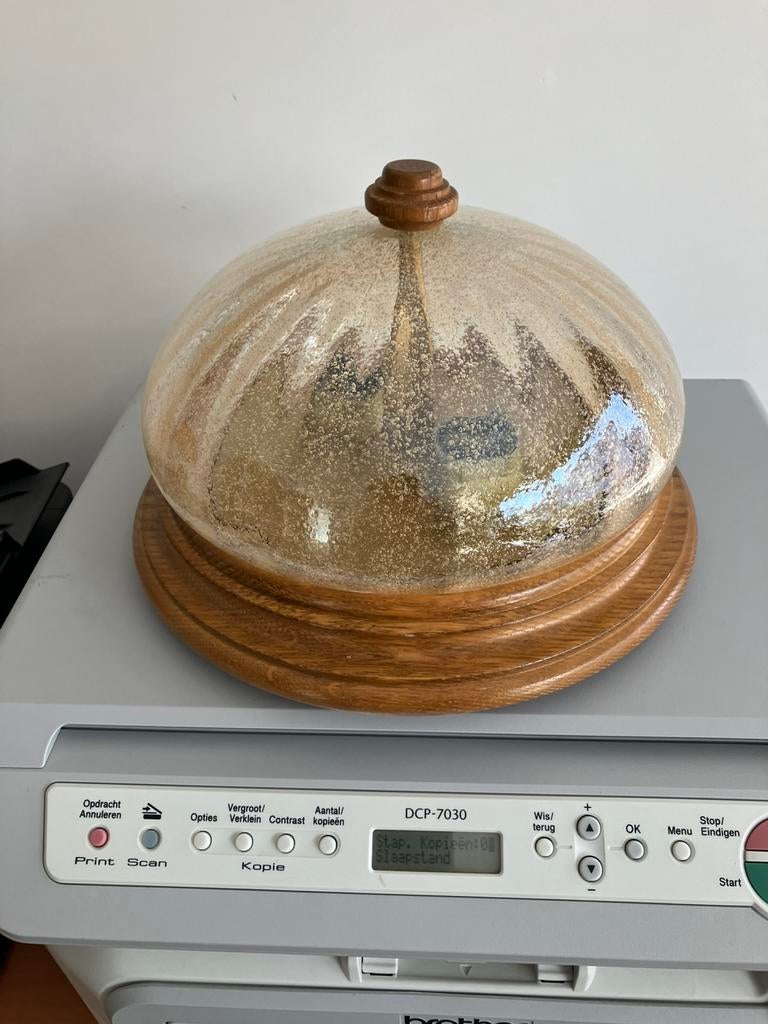 Vintage plafond lamp Asmuth, Ophalen of Verzenden, Gebruikt