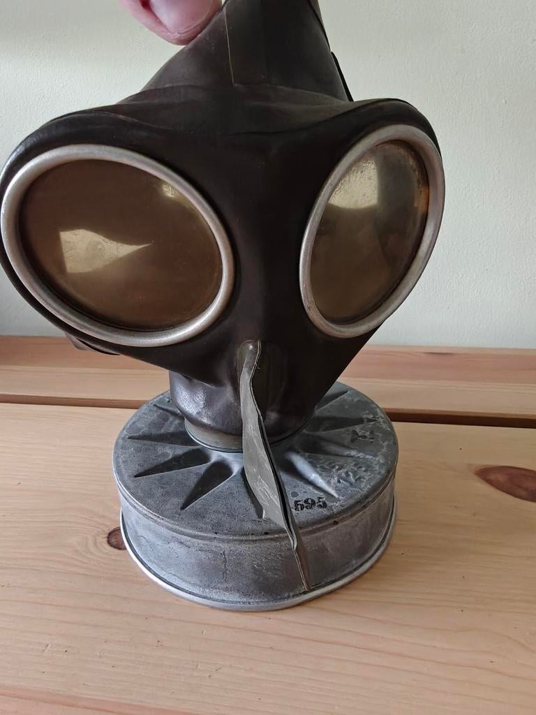 Duits gasmasker Luftschutz VM-37 uit 1939, Ophalen of Verzenden, Duitsland