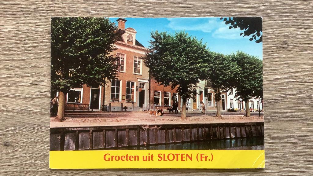 ansichtkaart Sloten, Ophalen of Verzenden, Gelopen, Friesland
