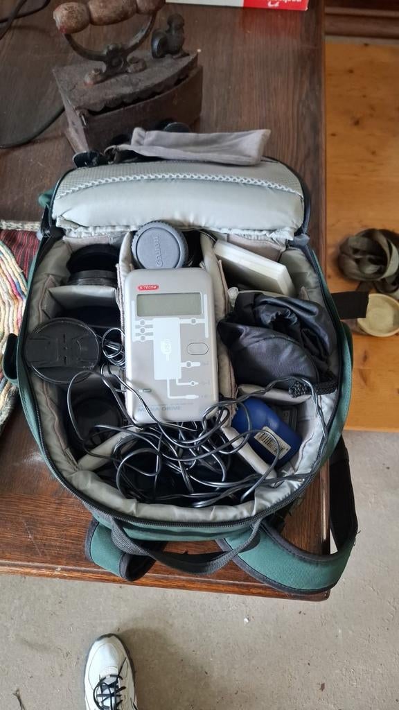Cameratas met Canon Tele-Converter en accessoires, Ophalen of Verzenden