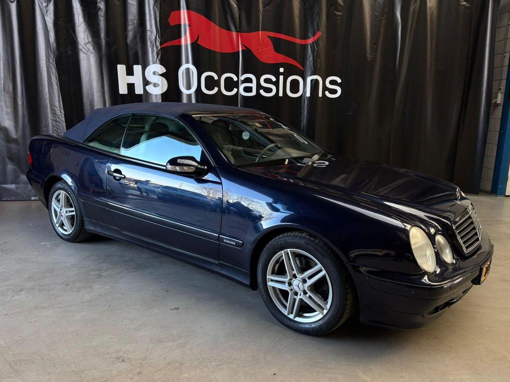 Mercedes CLK-klasse Cabrio 200 Elegance Leder automaat,airco, Auto's, Mercedes-Benz, Automaat, 1998 cc, Achterwielaandrijving