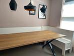 Mooie houten eettafel, Huis en Inrichting, Tafels | Eettafels, Ophalen, Gebruikt, 100 tot 150 cm, Eikenhout