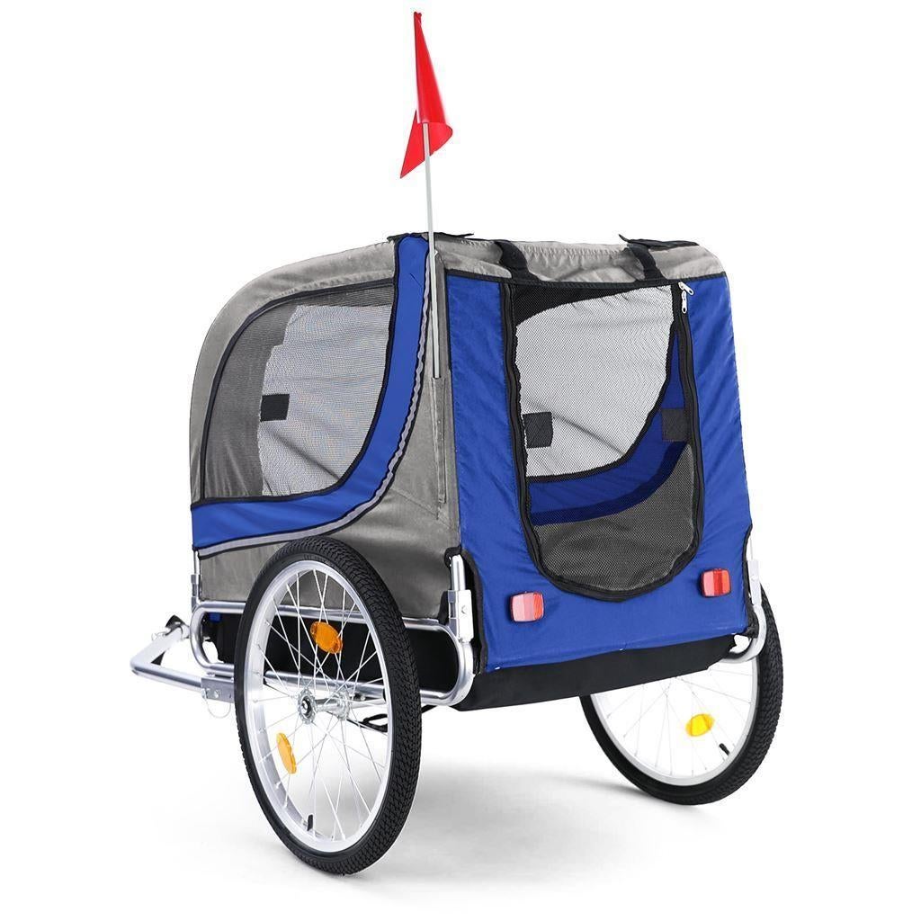 Hondenfietskar Fietskar Hond Opvouwbaar Blauw / Grijs Tot 40, Verzenden, Automotive Parts, A.parts@hotmail.nl, Trasmolenlaan 12 3447 GZ Woerden