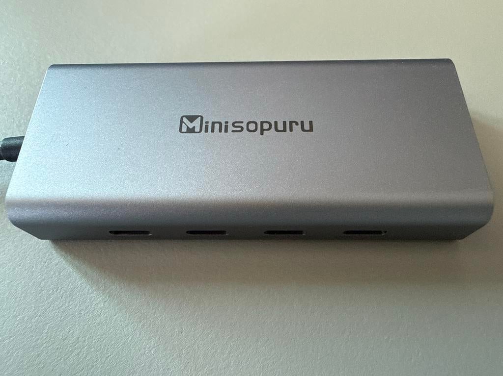 Minisopuru USB C 3.2 Gen2 Hub - 4 poorten, Computers en Software, Overige Computers en Software, Ophalen of Verzenden, Zo goed als nieuw