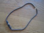 ketting 46 cm., Sieraden, Tassen en Uiterlijk, Kettingen, Ophalen of Verzenden, Nieuw, Grijs, Overige materialen