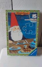 Vintage Puzzel David de Kabouter taart eten Ravensburger, Ophalen of Verzenden