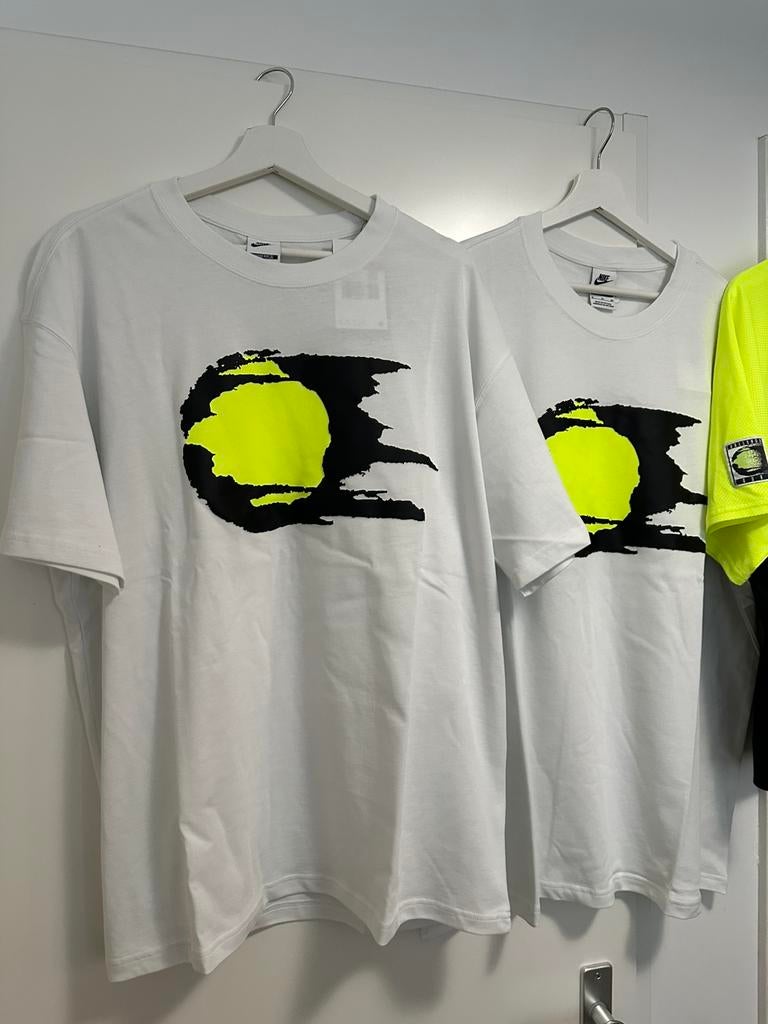 Nike Challenge Court Agassi shirt M, Ophalen of Verzenden, Nieuw, Maat 48/50 (M), Wit