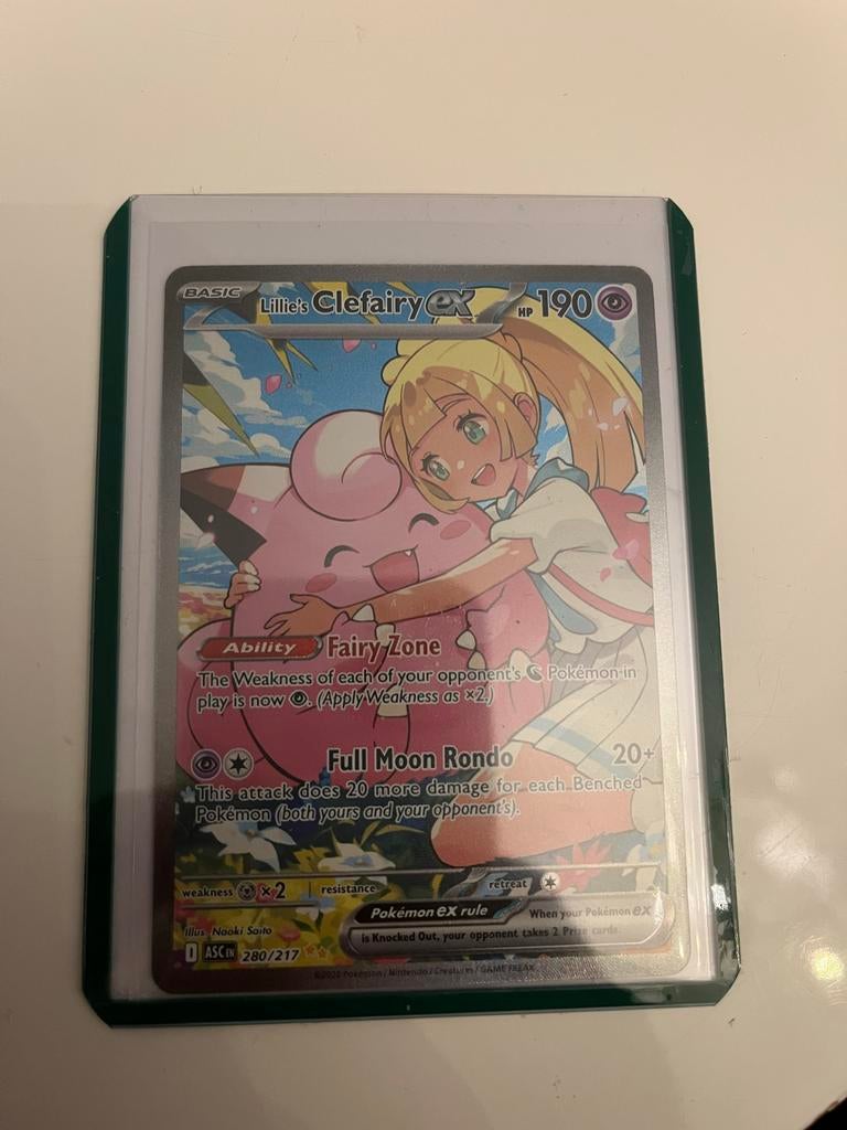 Lillies Clefairy EX (280/217), Hobby en Vrije tijd, Verzamelkaartspellen | Pokémon, Ophalen of Verzenden, Nieuw, Losse kaart