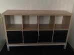 IKEA Kallax unit with underframe and baskets, Ophalen, Zo goed als nieuw