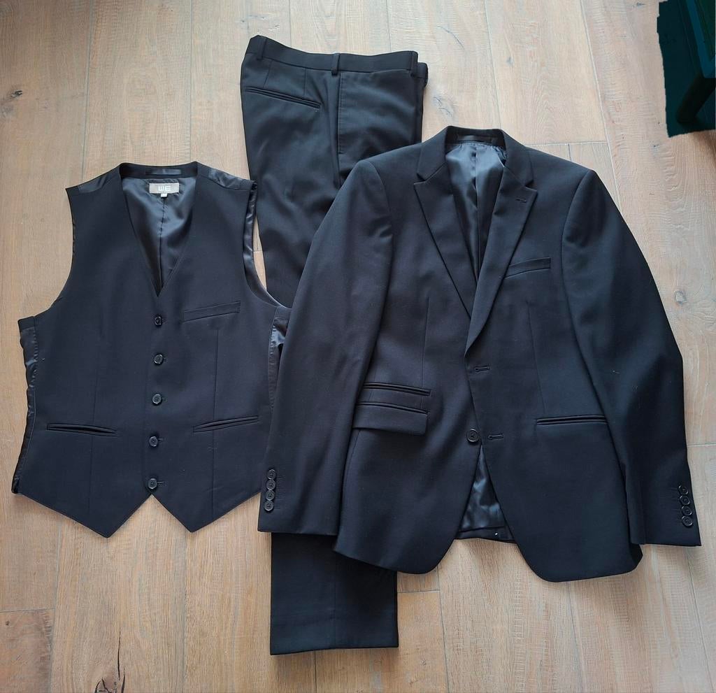 WE 3-delig pak zwart mt. 44 - Nw.st., Ophalen of Verzenden, Zo goed als nieuw, Maat 46 (S) of kleiner