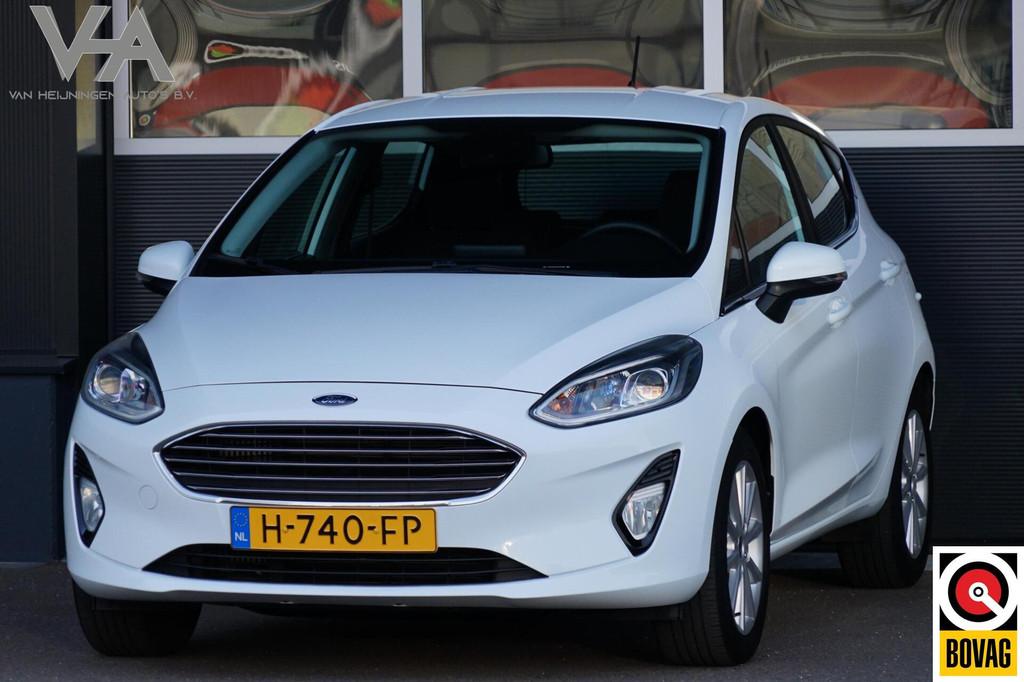 Ford Fiesta 1.0 EcoBoost Titanium NL, CarPlay, clima, cruise, Voorwielaandrijving, Gebruikt, Euro 6, 1064 kg