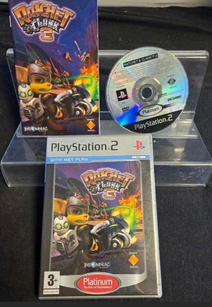 Ratchet & Clank 3 - PlayStation 2 (PS2) - Platinum, Avontuur en Actie, Online, Gebruikt, Ophalen of Verzenden