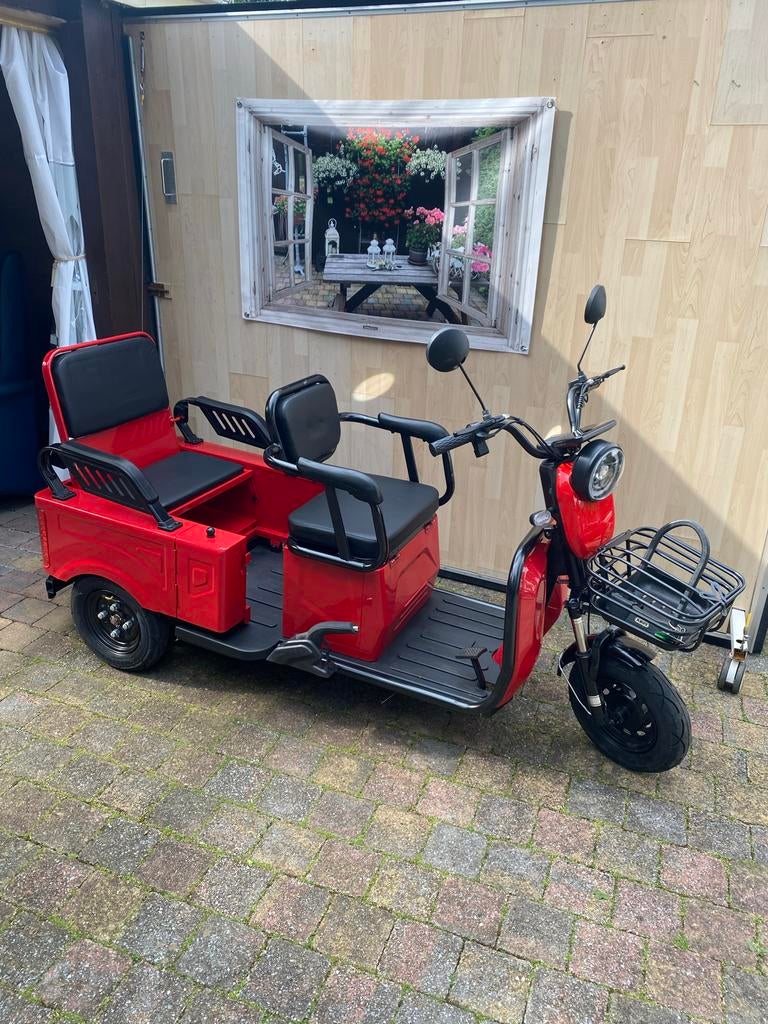 Duo Scootmobiel / annex shopping car, Zo goed als nieuw, 16 km/u of meer, 46 km of meer, Ophalen