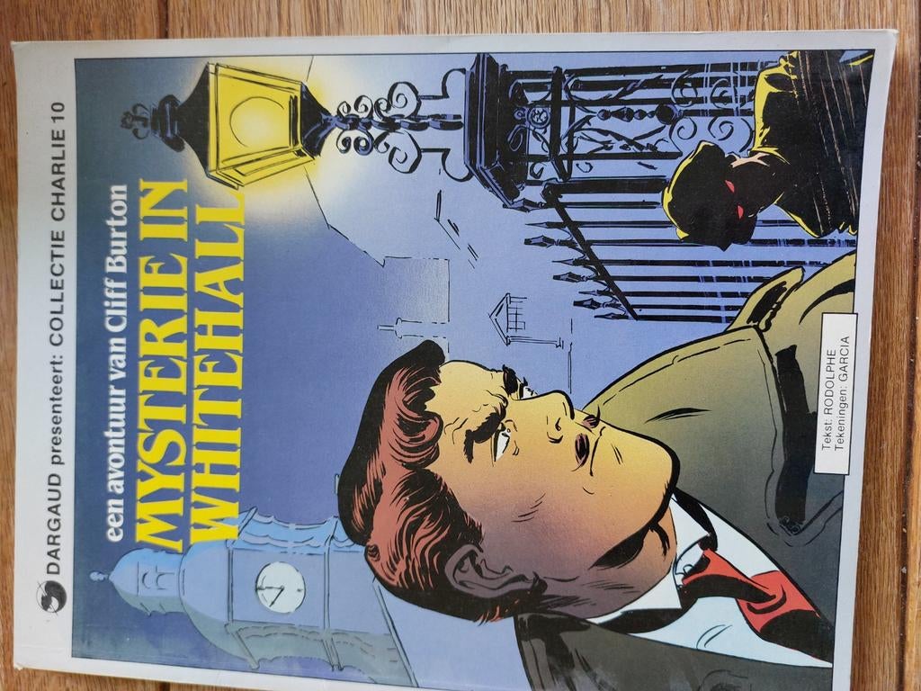 Cliff Burton - Mysterie in Whitehall - Collectie Charlie 10, Eén stripboek, Ophalen of Verzenden, Gelezen