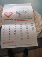 Kalender van Concordia met bommel en Tom Poes 1991, Eén stripboek, Ophalen of Verzenden, Zo goed als nieuw, Concordia