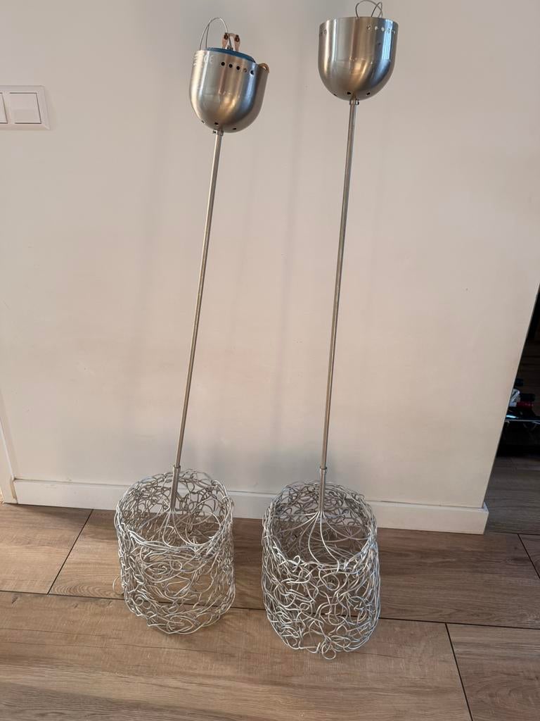 Set Harco Loor design lampen 12 Volt, 10W, Ophalen, Gebruikt, 75 cm of meer, Overige materialen