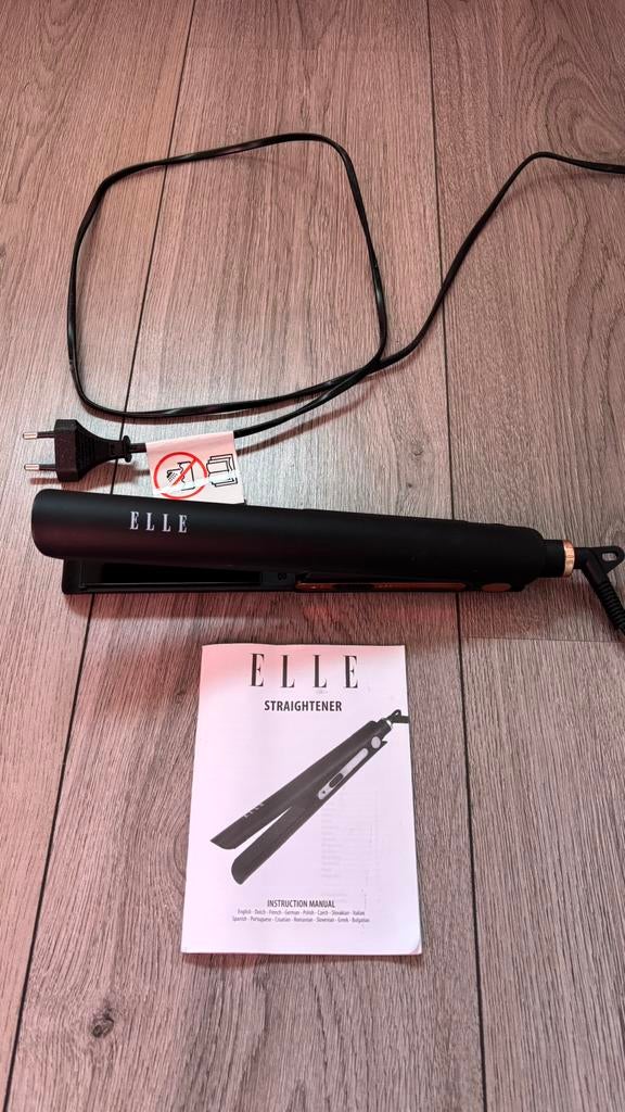 ELLE stijltang, Ophalen of Verzenden, Zo goed als nieuw, Krultang of Stijltang