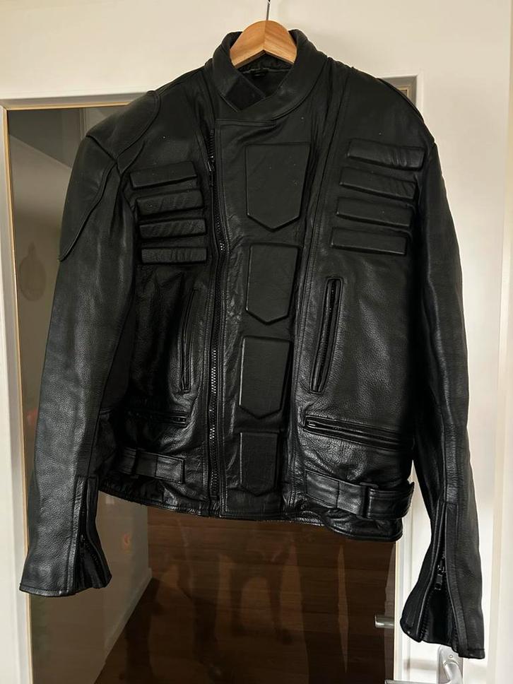 Gloednieuwe Zwart Leren Motorjas maat xl, Motoren, Kleding | Motorkleding, Jas | leer, Heren, Nieuw zonder kaartje, Ophalen of Verzenden