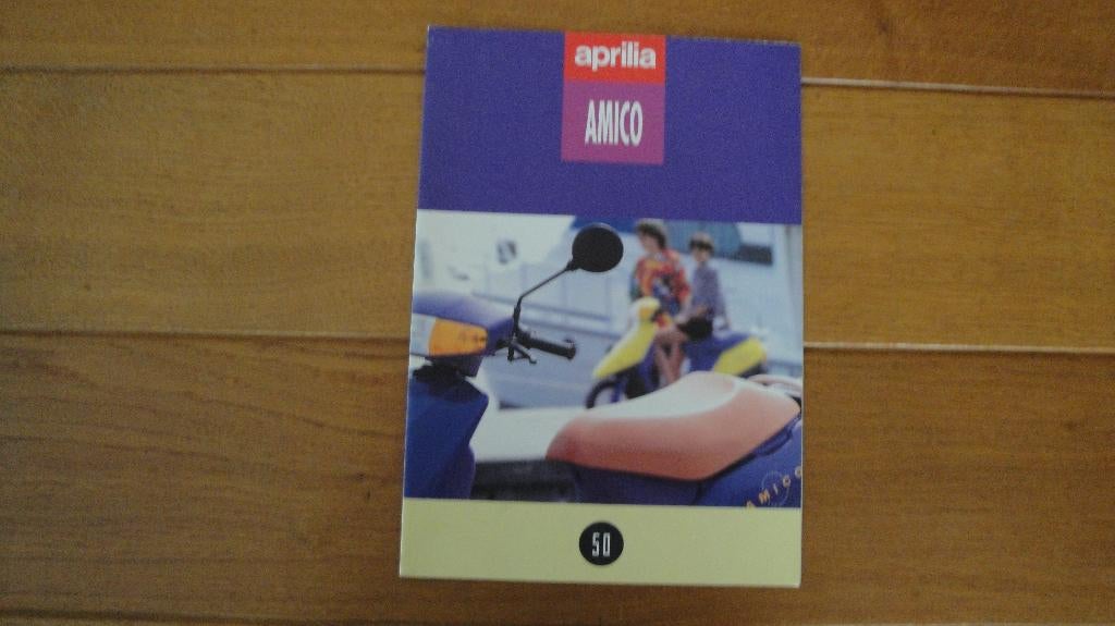 Aprilia Amico folder, Fietsen en Brommers, Handleidingen en Instructieboekjes, Ophalen of Verzenden, Nieuw