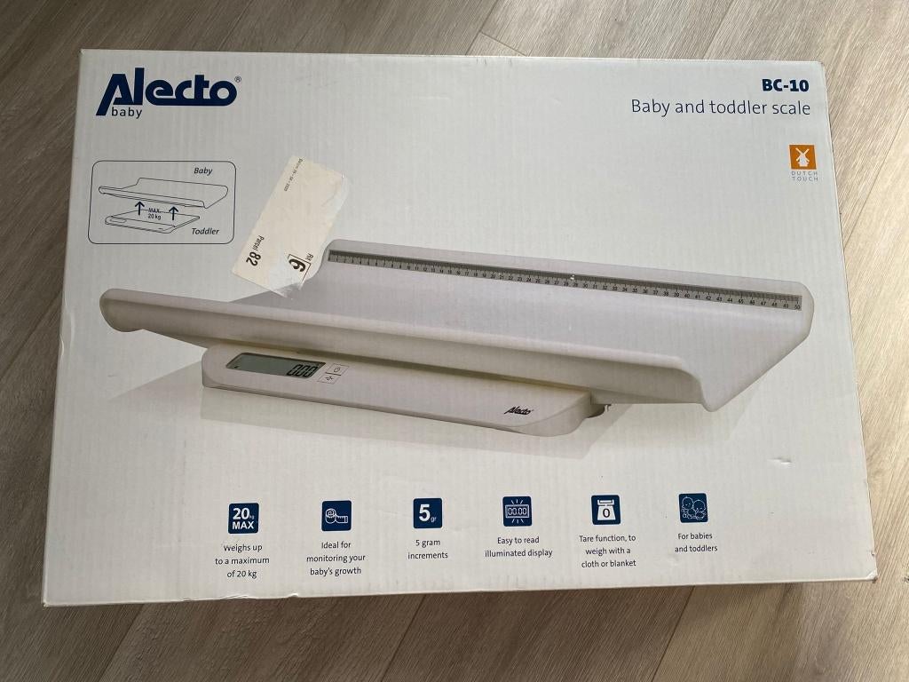 Babyweegschaal Alecto Baby BC-10, Ophalen, Zo goed als nieuw, Overige typen, Overige merken