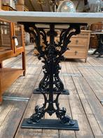 Bistrotafel Victoriaans gietijzer met marmer tafeltje, Ophalen